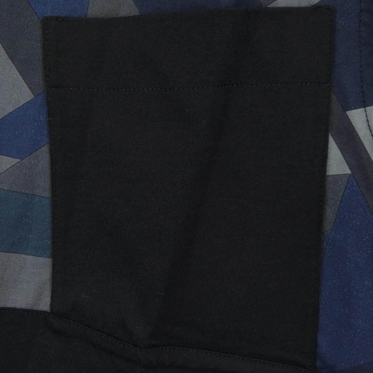 エルメス プリントストライプポケット コットン Tシャツ