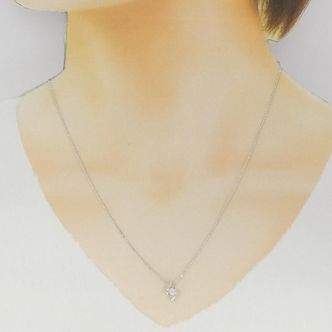K14WGダイヤモンドネックレス