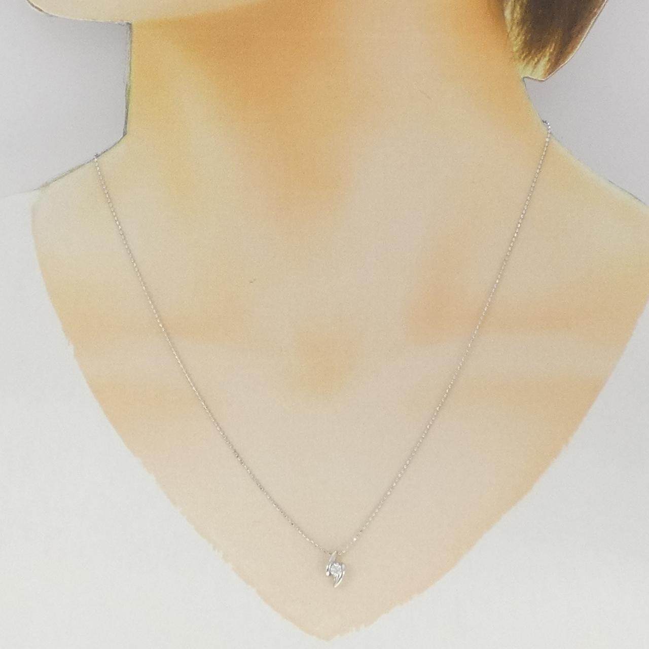 K14WGダイヤモンドネックレス