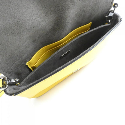 フェンディ BAG BUGS MICRO BAGUETTE ラム ショルダーバッグ