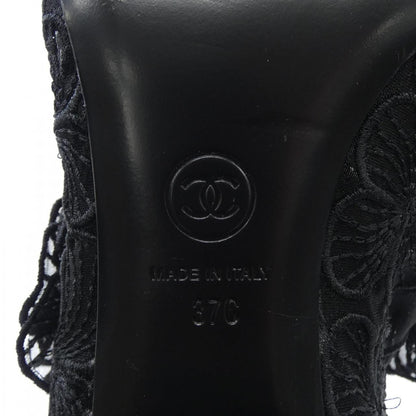 シャネル HIGH BOOTS エンブロイダリー&グログラン ブーツ