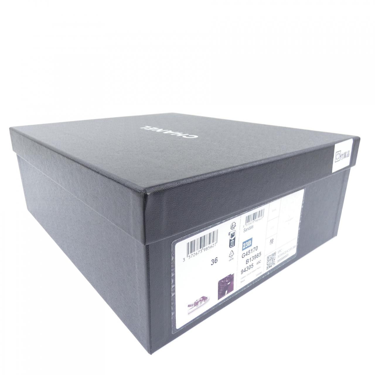 シャネル G45170B13985 カーフスキン サンダル