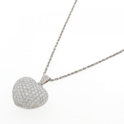 750WG ダイヤモンド ハートネックレス 5.00CT