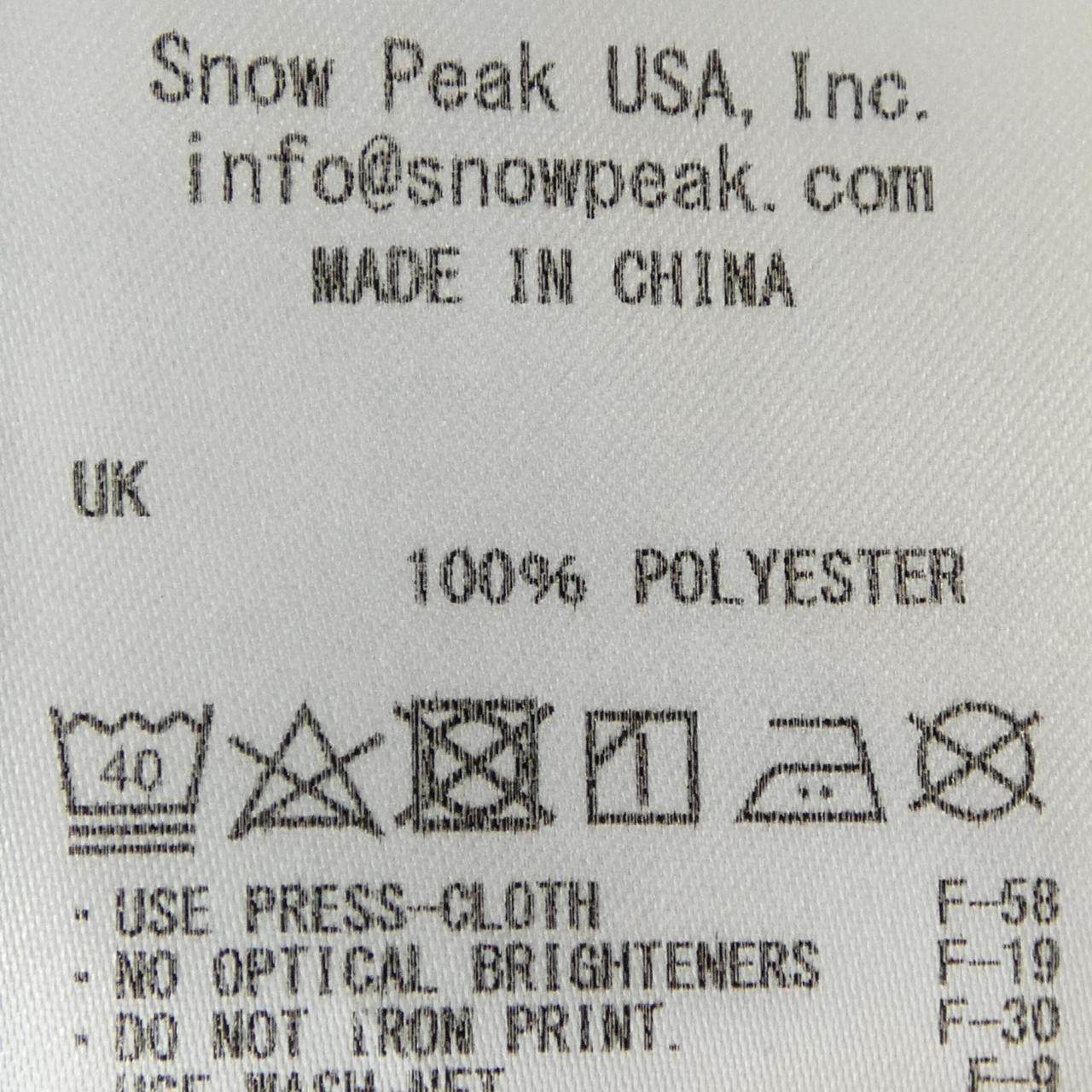 スノーピーク コットンTシャツ