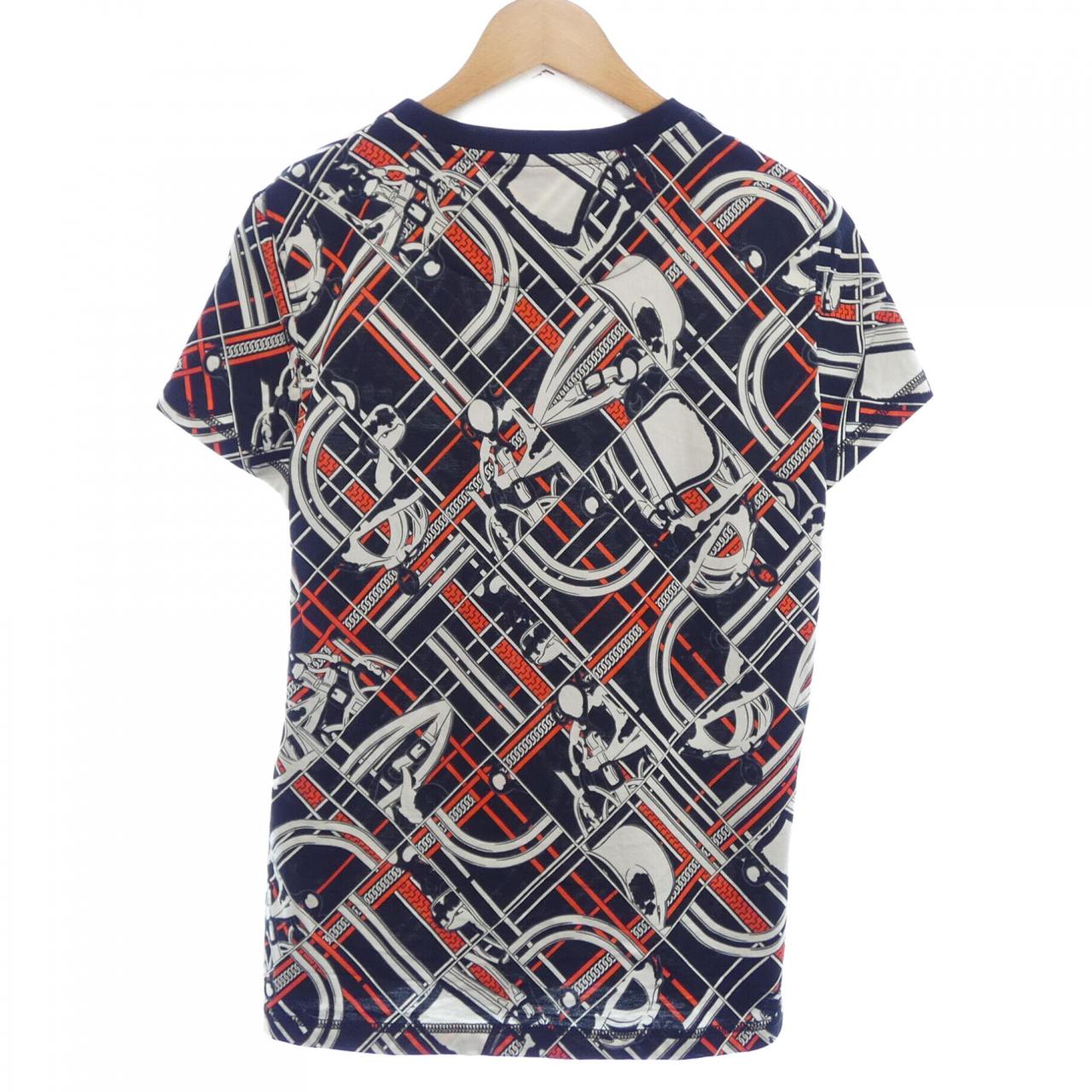 エルメス EN DESORDRE ET CHAINES コットンTシャツ