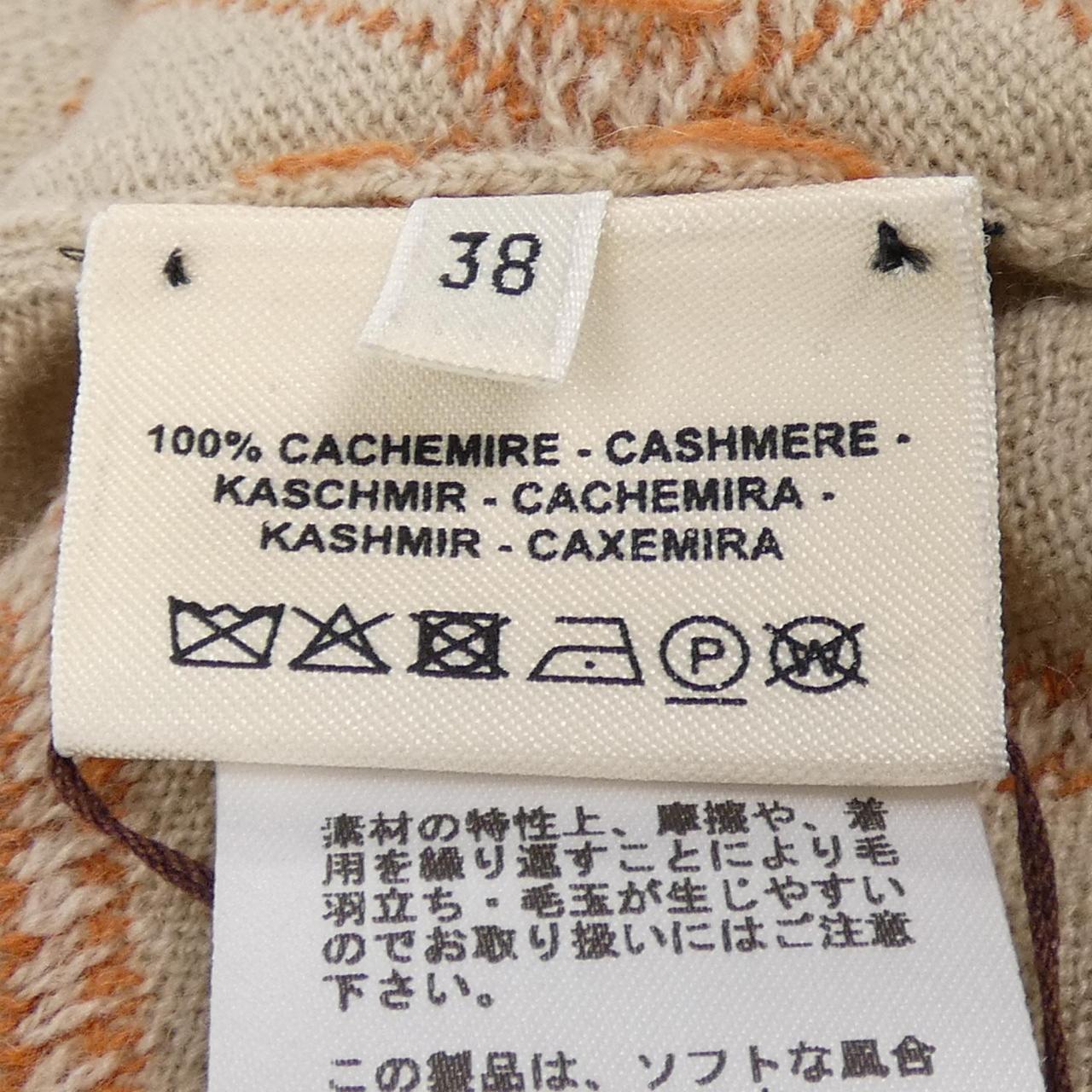 エルメス ラウンドH カシミヤワンピース