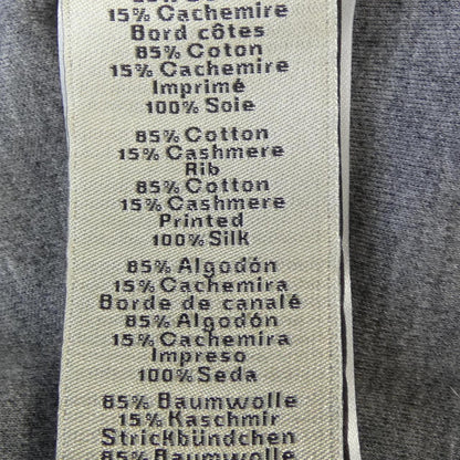エルメス PARCORS SANS FAUTE DECADRE カシミヤ混 Tシャツ