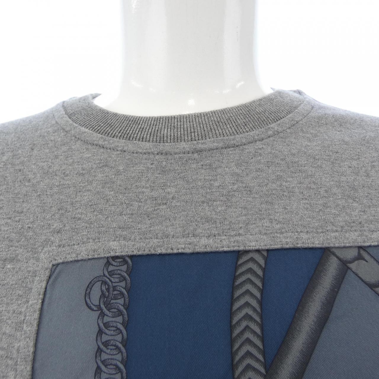 エルメス PARCORS SANS FAUTE DECADRE カシミヤ混 Tシャツ