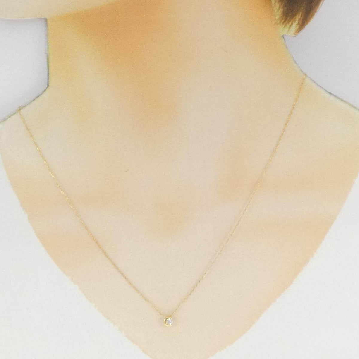 K18イエローゴールド ダイヤモンド ネックレス