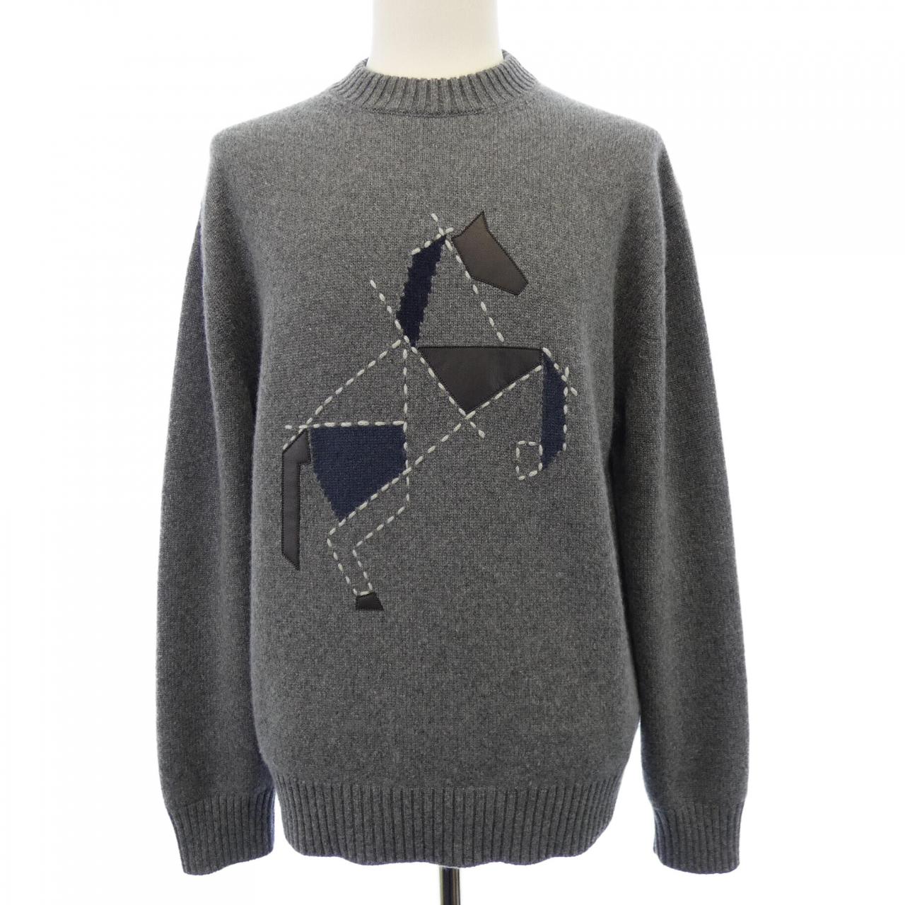 エルメス シュヴァルタングラム カシミヤ ニット