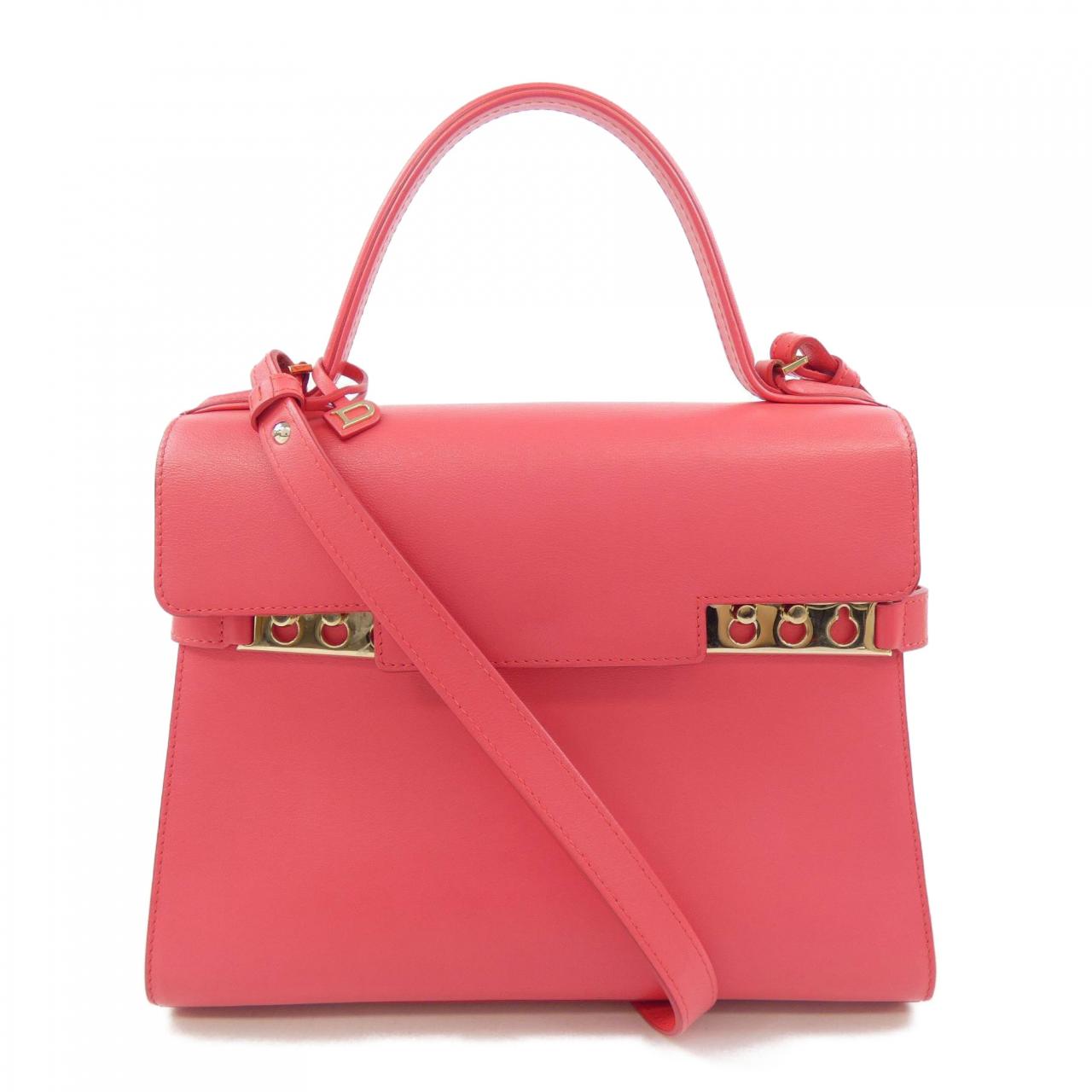 デルボー タンペート スープルカーフ ハンドバッグ