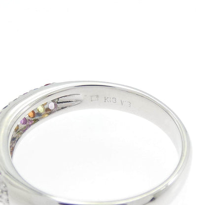 ポンテヴェキオ Au750 サファイア ダイヤモンド リング