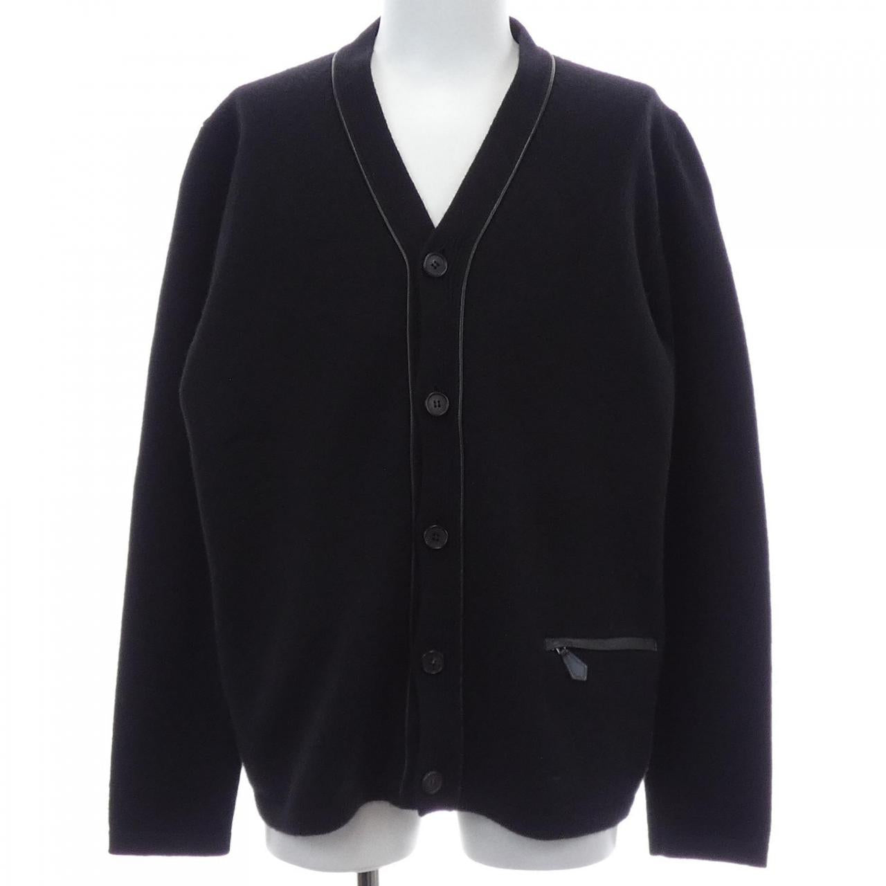 エルメス カシミヤ100%カーディガン L