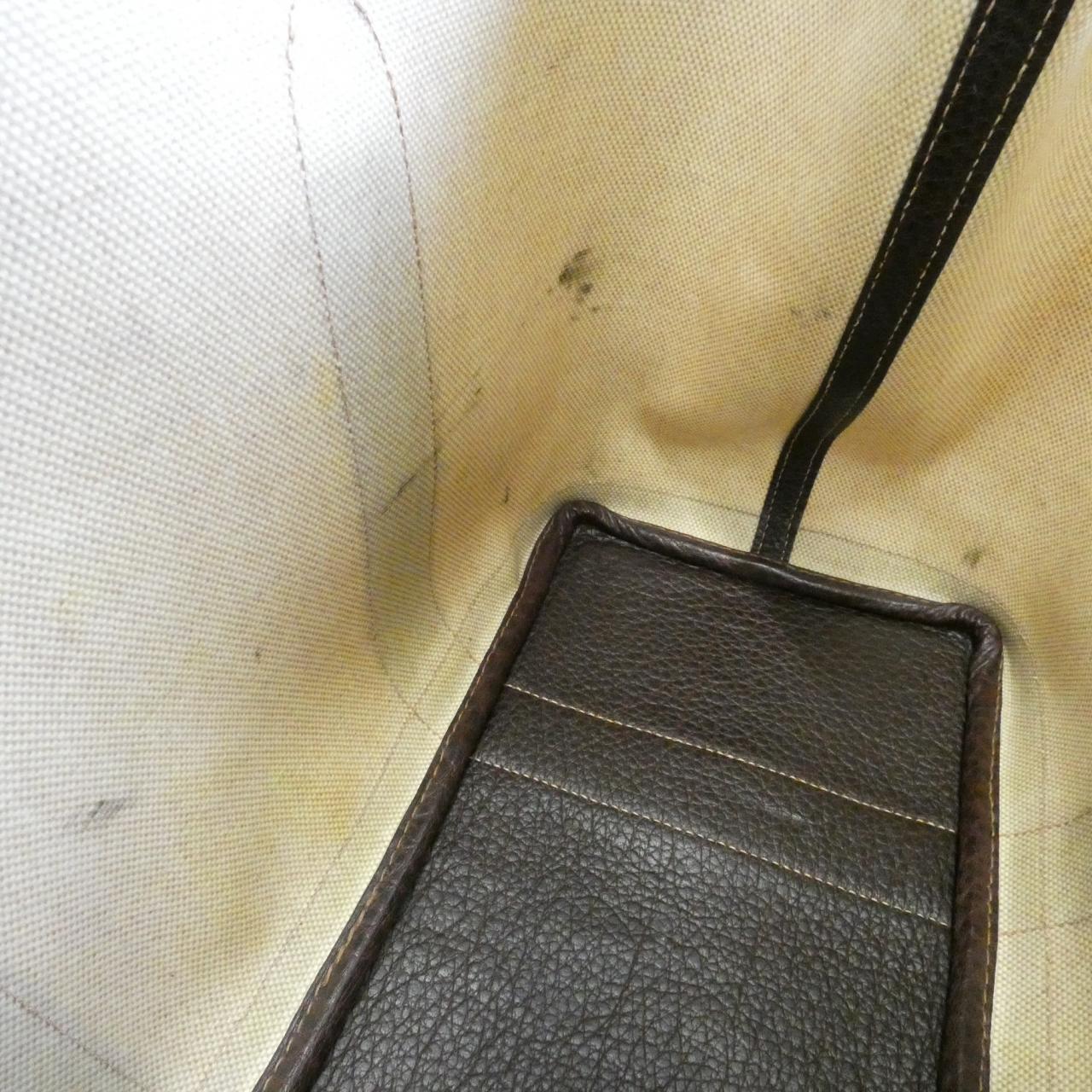 エルメス ガーデンパーティ36cm トワルアッシュ ブッフルスキッパー トートバッグ