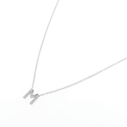 フォリフォリ K10ホワイトゴールド ダイヤモンドネックレス