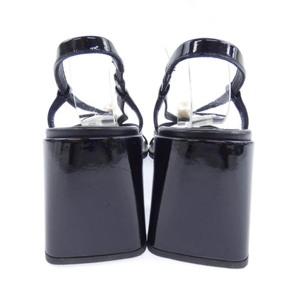 ミュウミュウ レザーサンダル