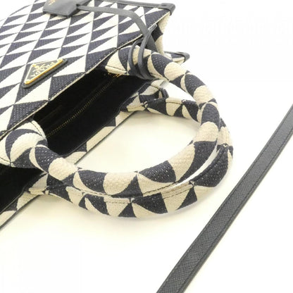 プラダ TRIANGOLO JACQUARD ハンドバッグ