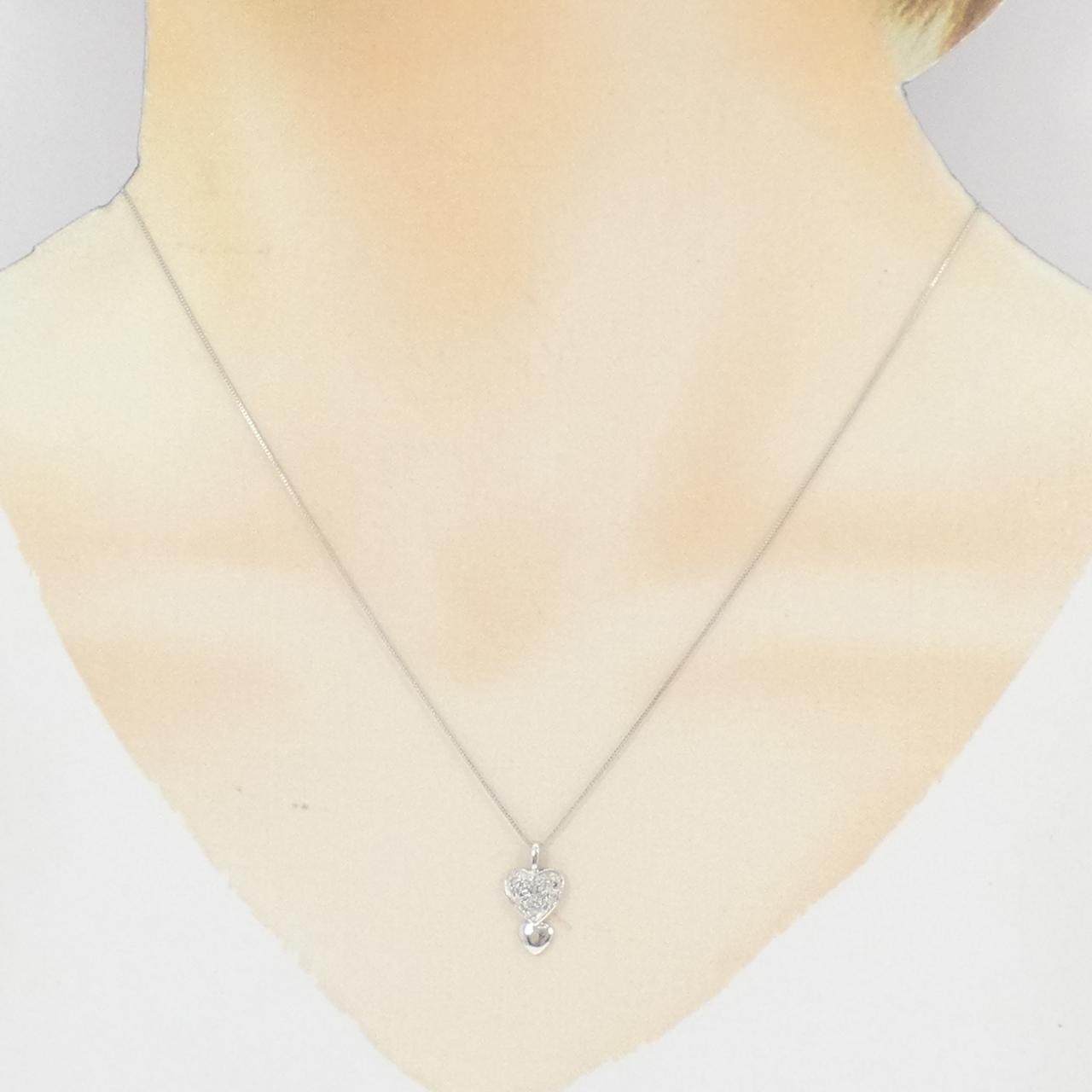 K18WG ダイヤモンド ネックレス