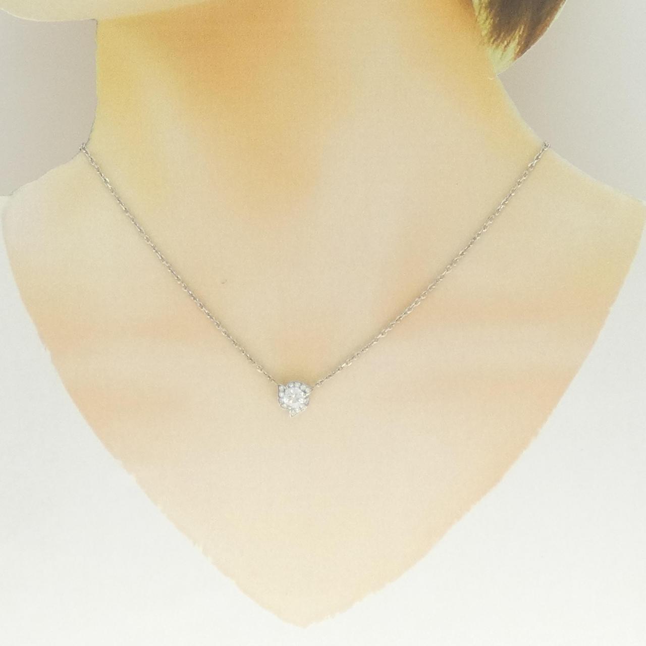 カルティエ ペダル Pt950 K18WG ダイヤモンドネックレス