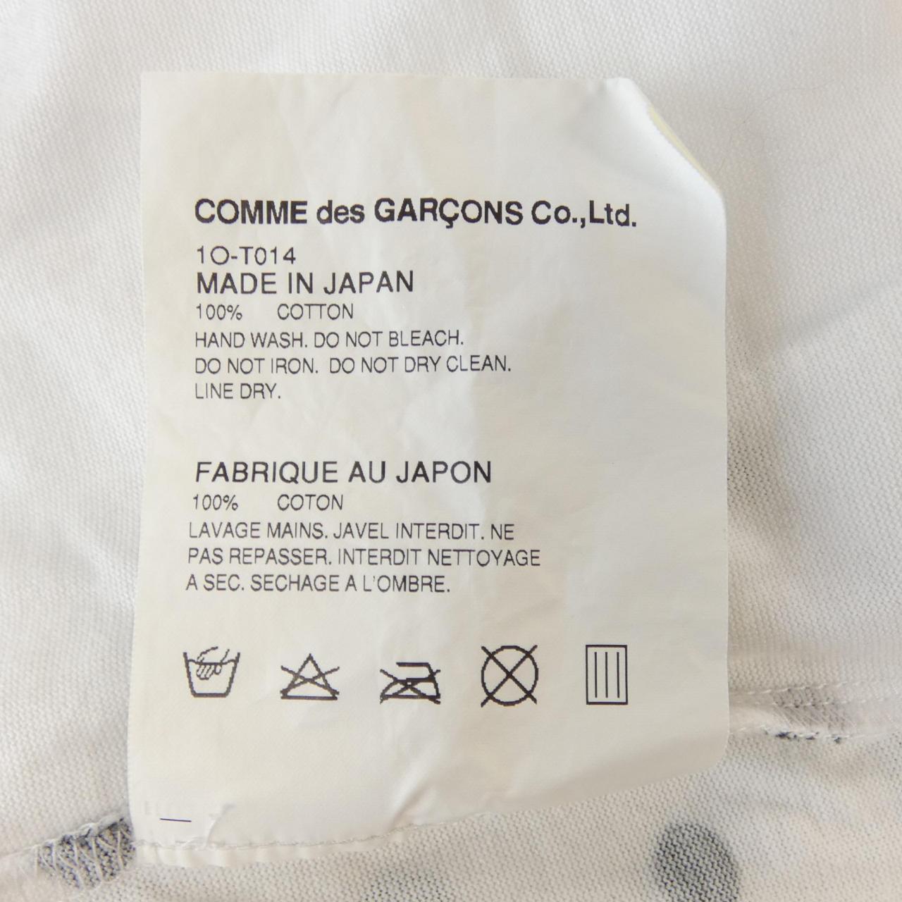 ブラックコムデギャルソン コットンTシャツ