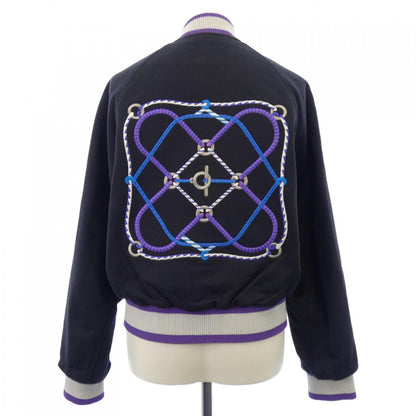 エルメス FIGURE ARTISTIQUE VARSITY EMBROIDE34 ブルゾン