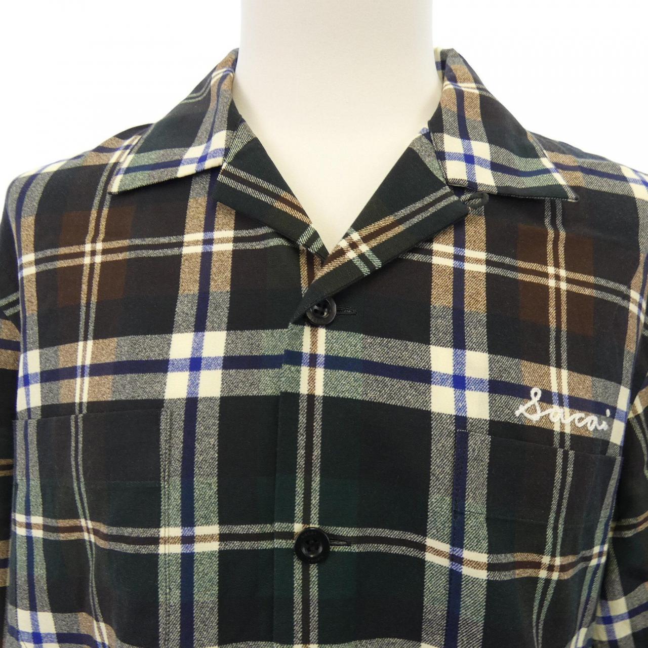 サカイ PLAID PRINT SHIRT シャツ