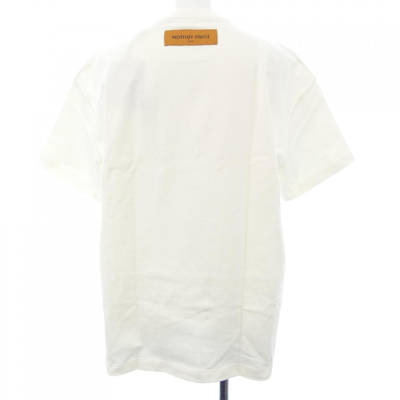 ルイヴィトン LV Flower Tapestry Print Tシャツ コットンTシャツ