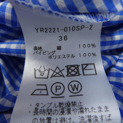 ヨリ チェック トップス