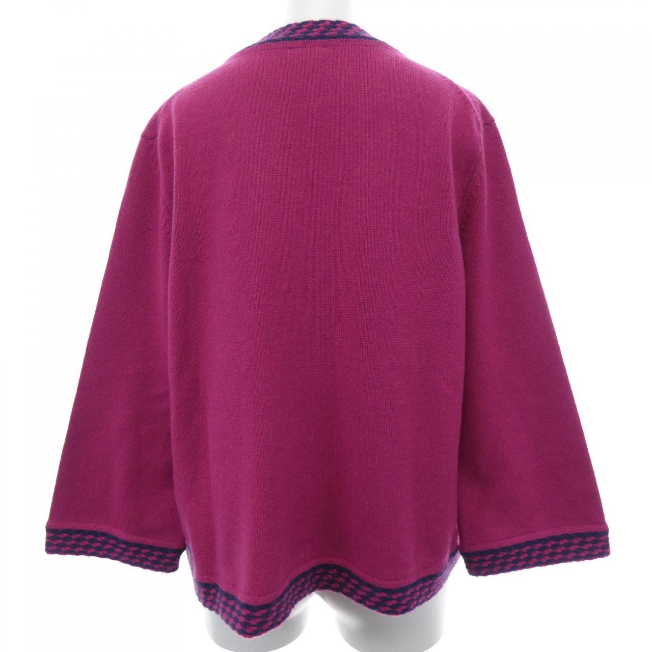 シャネル カシミヤ100％カーディガン