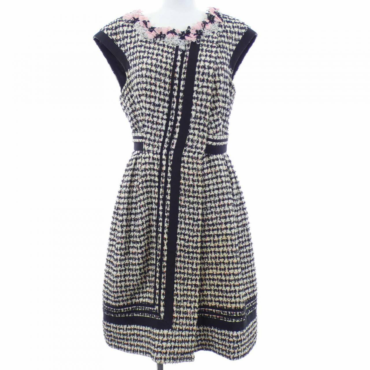 シャネル P38367V27336 カシミヤ混ワンピース