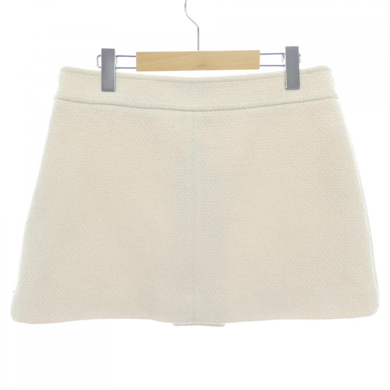 セリーヌ トラペーズ カシミヤ混 スカート