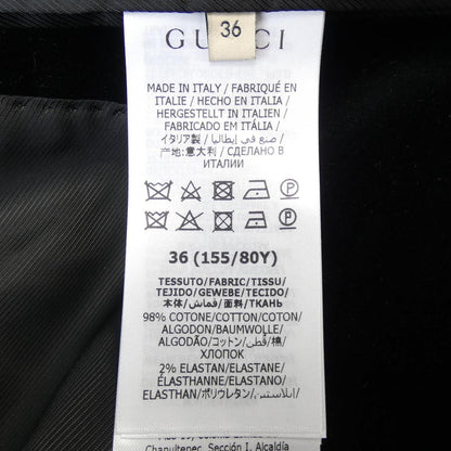 グッチ ベルベットシングルブレステッドジャケット