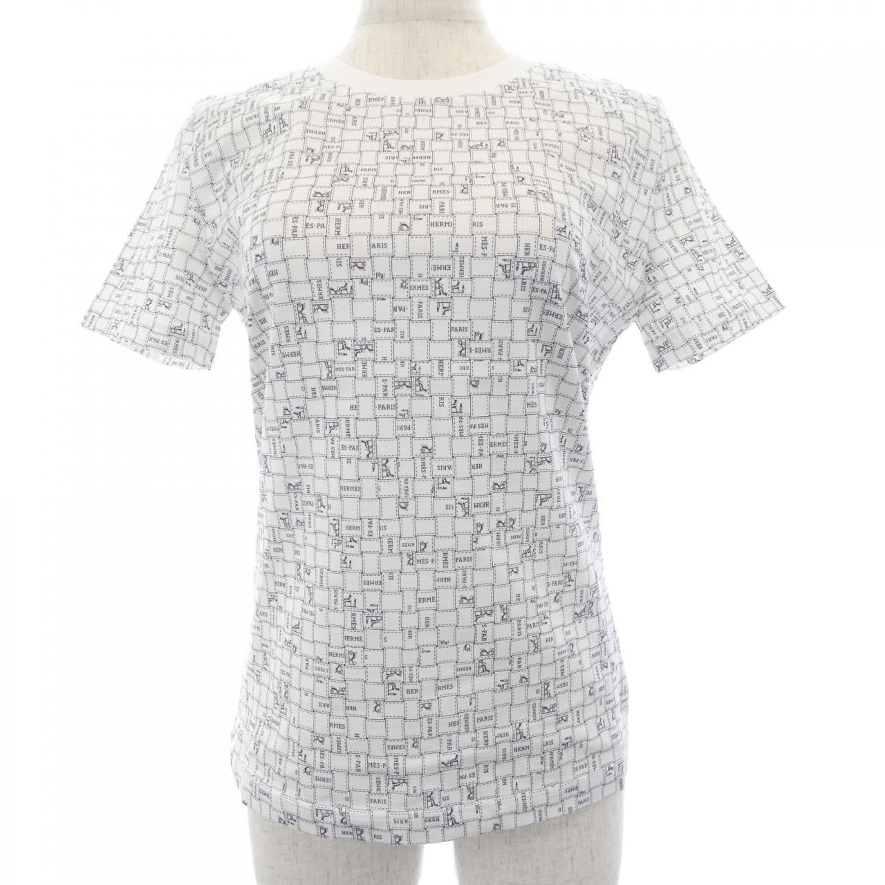 エルメス ボルデュックオカルレ コットンTシャツ