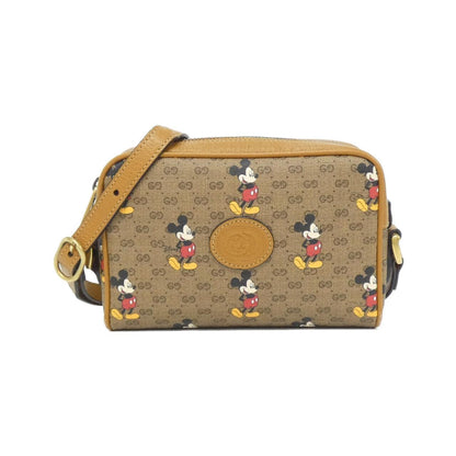グッチ ミッキープリントミニGGスプリームキャンバス ショルダーバッグ