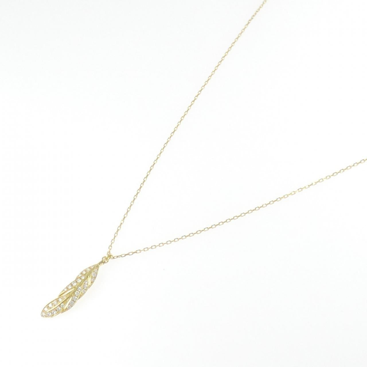 アーカー Wing Swing Long Au750 ダイヤモンドネックレス