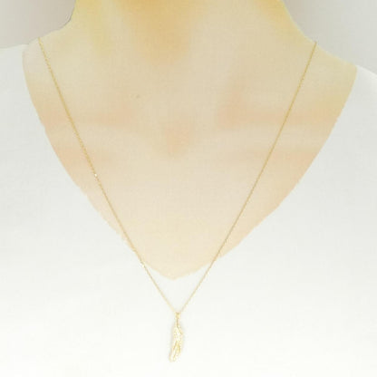 アーカー Wing Swing Long Au750 ダイヤモンドネックレス