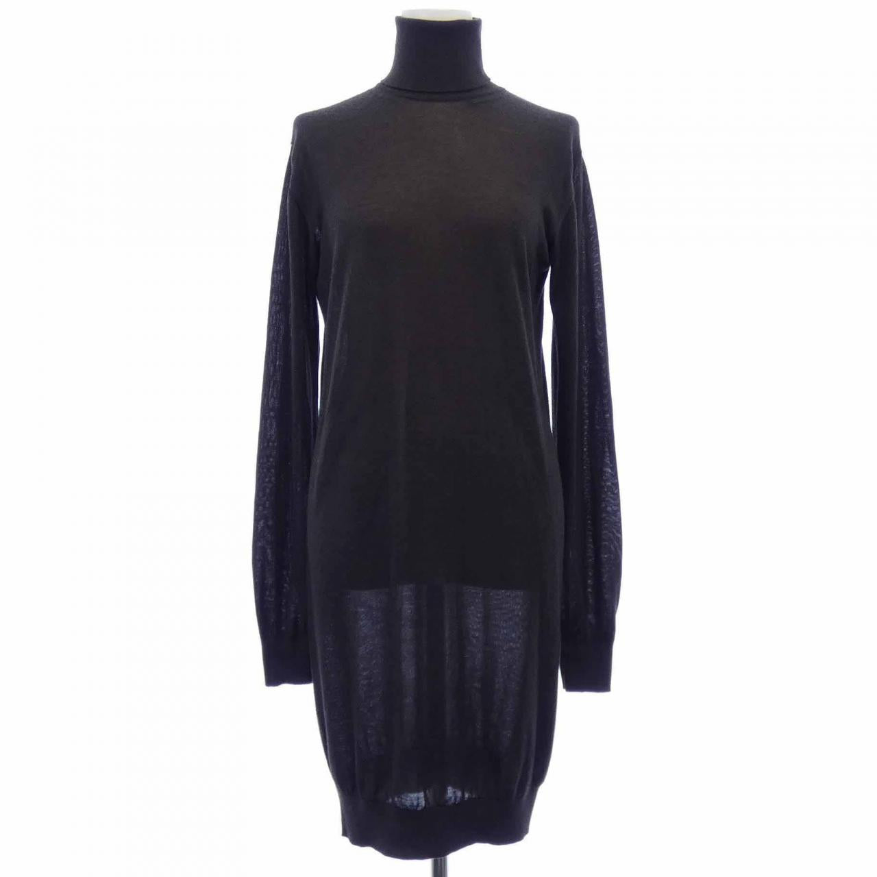 エルメス 5H2542DP シルクカシミヤワンピース34