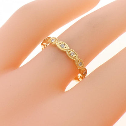 アガット K18ダイヤモンドリング