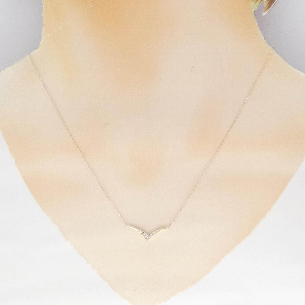 K10イエローゴールドダイヤモンドネックレス