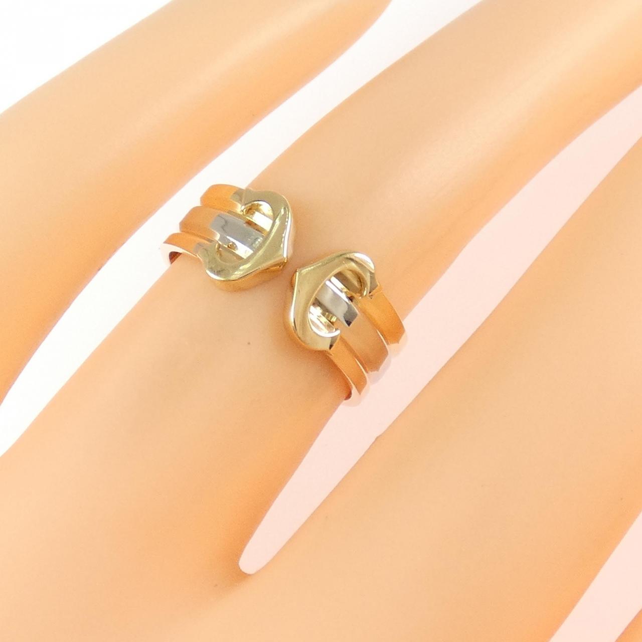 カルティエ 2C トリニティゴールド リング 7.5号