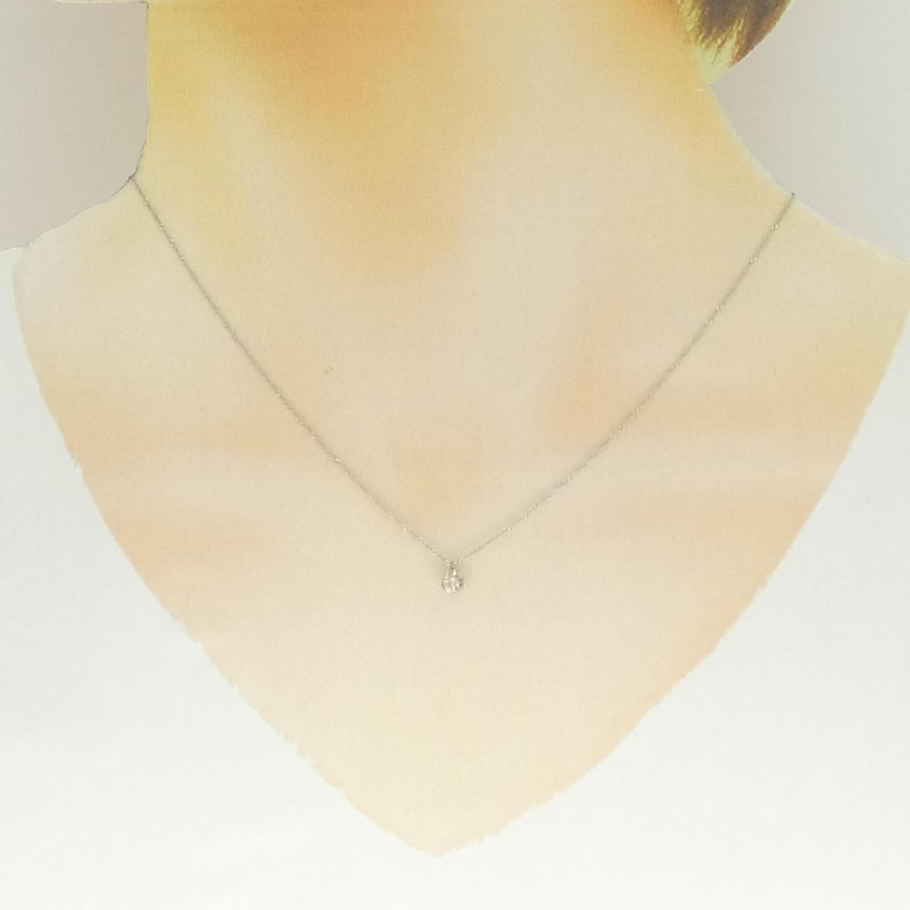 Pt900 Pt850 ダイヤモンドネックレス
