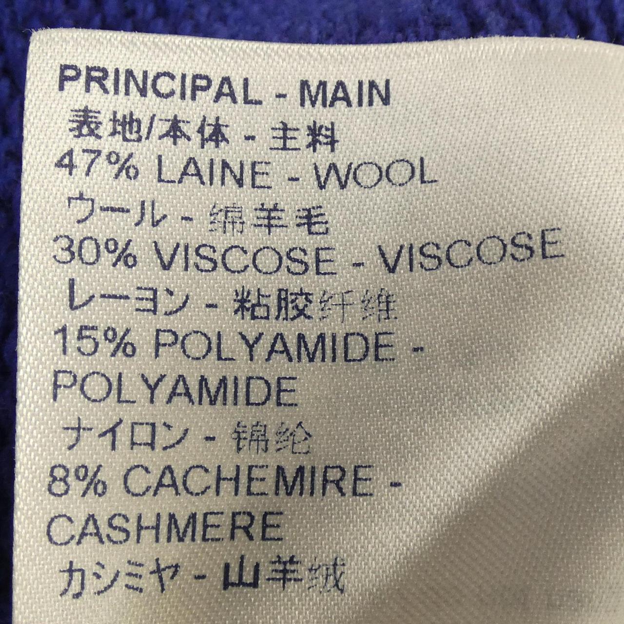 ルイヴィトン ダミエジャカード カシミヤ混ニット