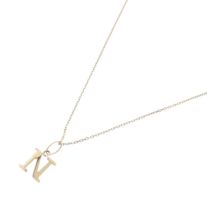 Au750 イニシャルNネックレス