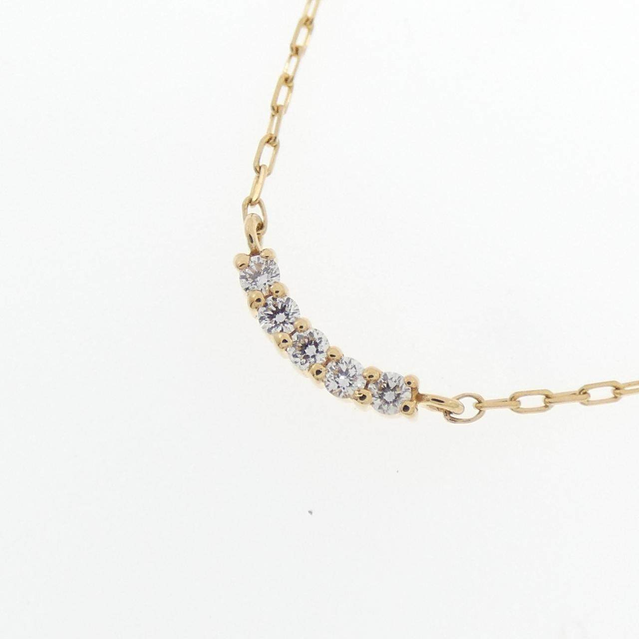 ジュエッテ Au750 ダイヤモンドネックレス