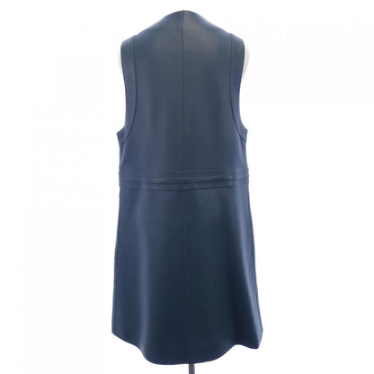 エルメス 2H1129D038 レザー ロングベスト
