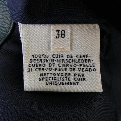 エルメス 2H1129D038 レザー ロングベスト