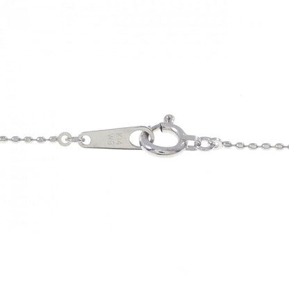 K14WGクロスダイヤモンドネックレス