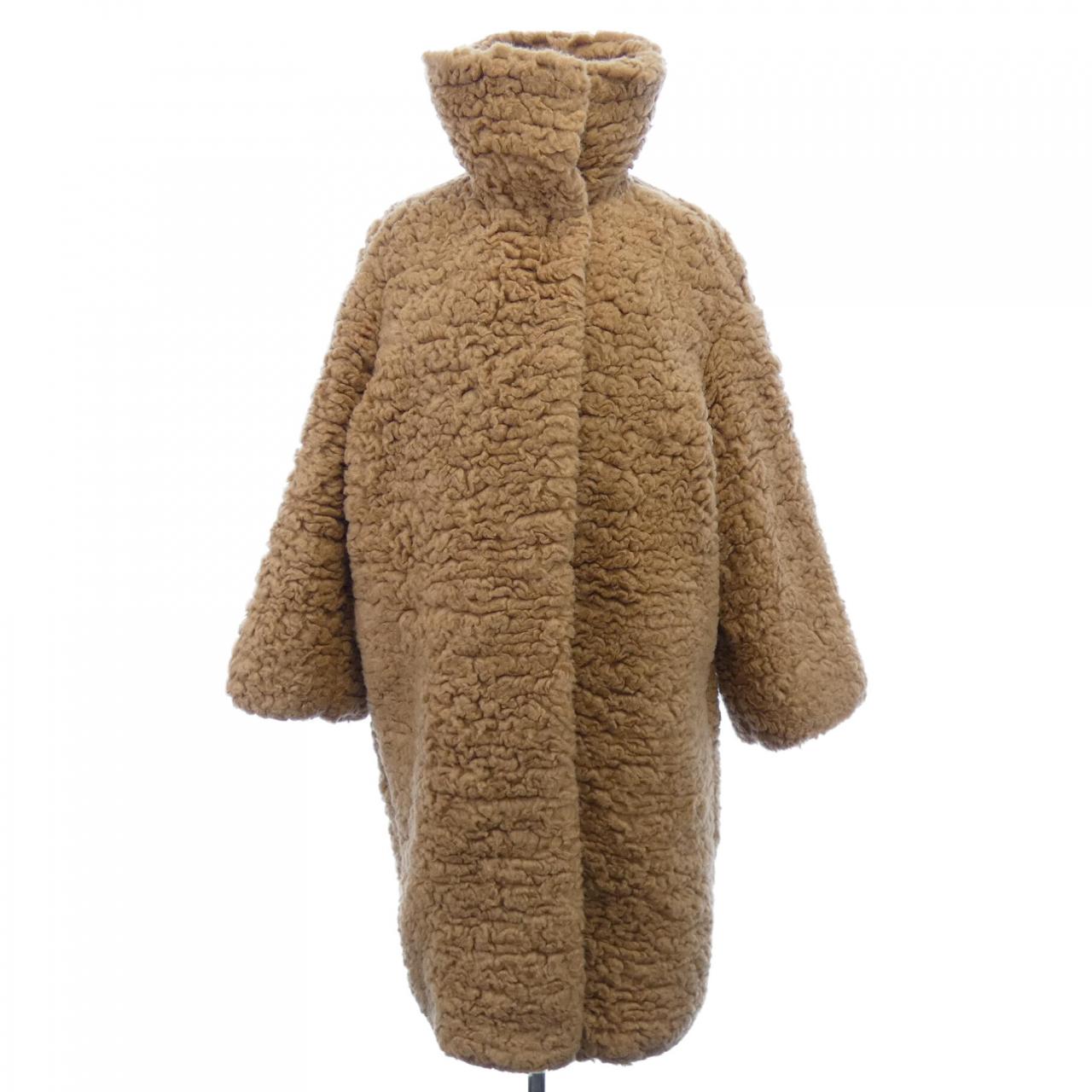 エルメス WRAP COAT キャメルコート34