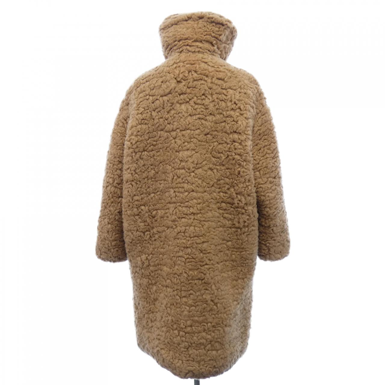 エルメス WRAP COAT キャメルコート34