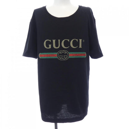 グッチ GUCCIロゴウォッシュドオーバーサイズ コットンTシャツ